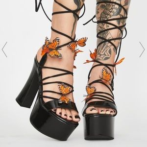 Sugar Thrillz Dark Pixie Heels